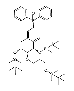 [3R-(1Z,3β,4α,5α)]-[2-[3,5-bis[(1,1-dimethylethyl)dimethylsilyloxy]-4-[3-[(1,1-dimethylethyl)dimethylsilyloxy]propoxy]-2-methylenecyclohexylidene]ethyl]diphenylphosphine oxide图片