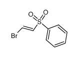 trans-β-Bromovinyl phenyl sulfone Structure