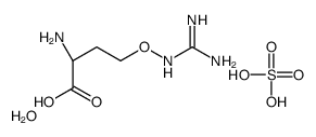 L-(+)-刀豆氨酸 硫酸盐 一水合物结构式