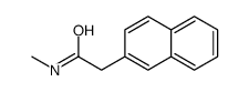 N-甲基-2-萘-2-基-乙酰胺结构式