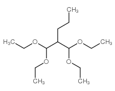 2-(diethoxymethyl)-1,1-diethoxypentane Structure