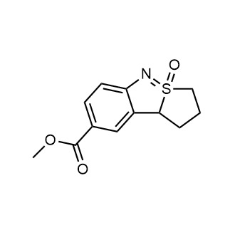 Methyl 1,2,3,9b-tetrahydro-4lambda4-benzo[c]thieno[2,1-e]isothiazole-8-carboxylate 4-oxide Structure