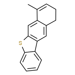 9,10-Dihydro-7-methylbenzo[b]naphtho[2,3-d]thiophene结构式