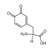 (S)-α-Amino-3,4-dioxo-1,5-cyclohexadiene-1-propanoic acid结构式