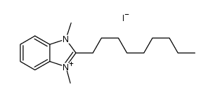 1,3-dimethyl-2-nonyl-1H-benzo[d]imidazol-3-ium iodide Structure