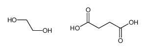 聚(1,4-丁二醇丁二酸)酯结构式
