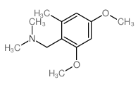 Benzenemethanamine,2,4-dimethoxy-N,N,6-trimethyl- Structure
