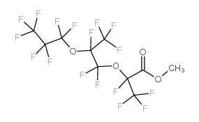 2,5-双(三氟甲基)-3,6-二氧杂十一氟壬酸甲酯结构式