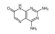 2,4-diaminopteridin-7(8H)-one结构式