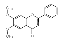 6,7-二甲氧基黄酮结构式