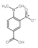 4-二甲基氨基-3-硝基苯甲酸结构式
