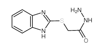 2-(苯并咪唑基硫代)乙酸肼结构式