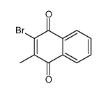 2-Methyl-3-bromo-1,4-naphthoquinone Structure