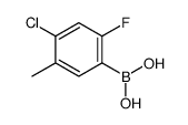 4-Chloro-2-fluoro-5-methylphenylboronic acid Structure