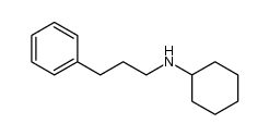 N-(3-phenylpropyl)cyclohexanamine结构式