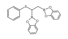 2,2'-(1-(phenylthio)ethane-1,2-diyl)bis(benzo[d][1,3,2]dioxaborole) Structure