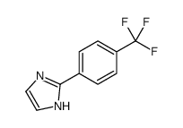 2-[4-(三氟甲基)苯基]-1H-咪唑结构式
