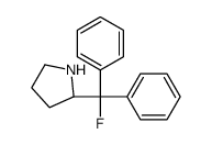 (R)-(+)-2-(氟二苯甲基)吡咯烷结构式