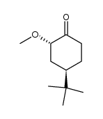 trans-2-methoxy-4-tert-butylcyclohexanone Structure