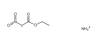 nitro-acetic acid ethyl ester, ammonium salt Structure