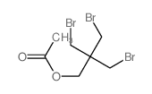 3-溴-2,2-双(溴甲基)丙基乙酸酯结构式