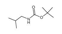 Carbamic acid, (2-methylpropyl)-, 1,1-dimethylethyl ester (9CI) Structure