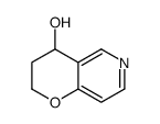 3,4-Dihydro-2H-pyrano[3,2-c]pyridin-4-ol结构式