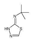 N-tert-butyl-1,3,4-thiadiazol-2-amine结构式
