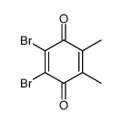 2,3-Dibromo-5,6-dimethyl-1,4-benzoquinone Structure
