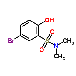 5-Bromo-2-hydroxy-N,N-dimethylbenzenesulfonamide Structure