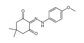 2-[(4-Methoxy-phenyl)-hydrazono]-5,5-dimethyl-cyclohexane-1,3-dione Structure
