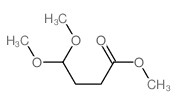 4,4-二甲氧基丁酸甲酯结构式