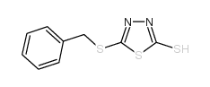 5-苯甲硫基-1,3,4-噻二唑-2-硫醇结构式