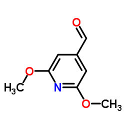 2,6-二甲氧基吡啶-4-甲醛结构式