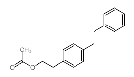 2-(4-phenethylphenyl)ethyl acetate structure