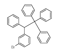 Benzene,1-bromo-3-(1,2,2,2-tetraphenylethyl)-结构式