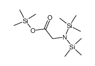 N,N-Bis(trimethylsilyl)glycine trimethylsilyl ester Structure