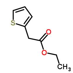 Ethyl 2-thienylacetate structure