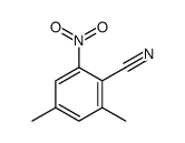 2,4-dimethyl-6-nitrobenzonitrile结构式
