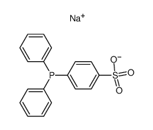 sodium 4-(diphenylphosphino)benzenesulfonate Structure