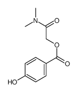 [2-(dimethylamino)-2-oxoethyl] 4-hydroxybenzoate结构式