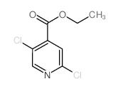 2,5-二氯异烟酸乙酯结构式