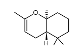 (+/-)-2,5,5,8a-tetramethyl-trans-4a,5,6,7,8,8a-hexahydro-4H-chromene Structure