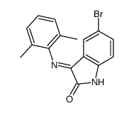 5-bromo-3-(2,6-dimethylanilino)indol-2-one Structure