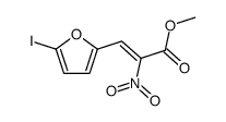 methyl 3-(5-iodofuran-2-yl)-2-nitroprop-2-enoate Structure
