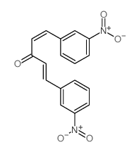 1,4-Pentadien-3-one,1,5-bis(3-nitrophenyl)- Structure