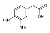 2-(3,4-Diaminophenyl)acetic acid Structure