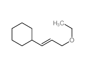 Cyclohexane,[(1E)-3-ethoxy-1-propen-1-yl]- Structure