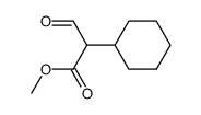 (+-)-α-Formylcyclohexylessigsaeuremethylester结构式