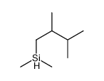 2,3-dimethylbutyl(dimethyl)silane Structure